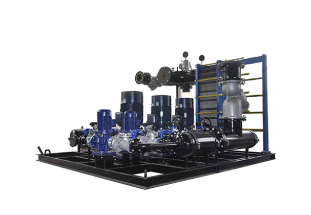 PLC高效智能水水板式换热机组